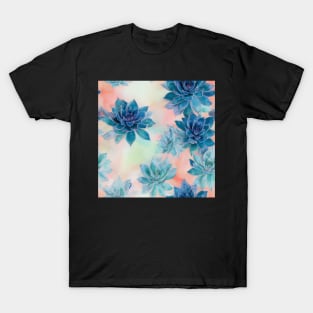 Watercolor cactus plant cactus pattern T-Shirt